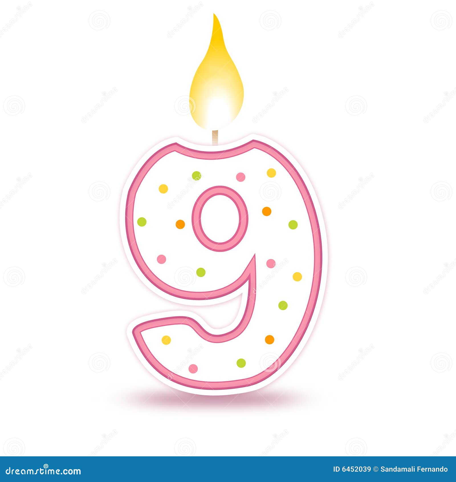 Bougie De 9 Anniversaires Illustration De Vecteur Illustration Du Anniversaires Bougie De 9 Anniversaires Illustration De Vecteur Illustration Du Anniversaires