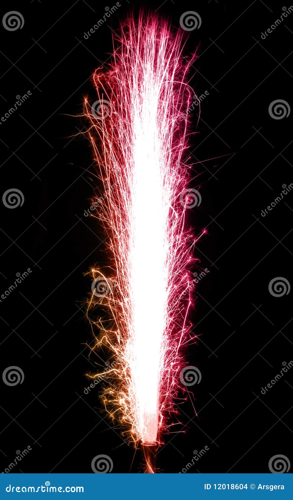 Bougie De Feux D'artifice D'anniversaire Colorée Par Gradient Photo stock -  Image du liberté, coloré: 12018604