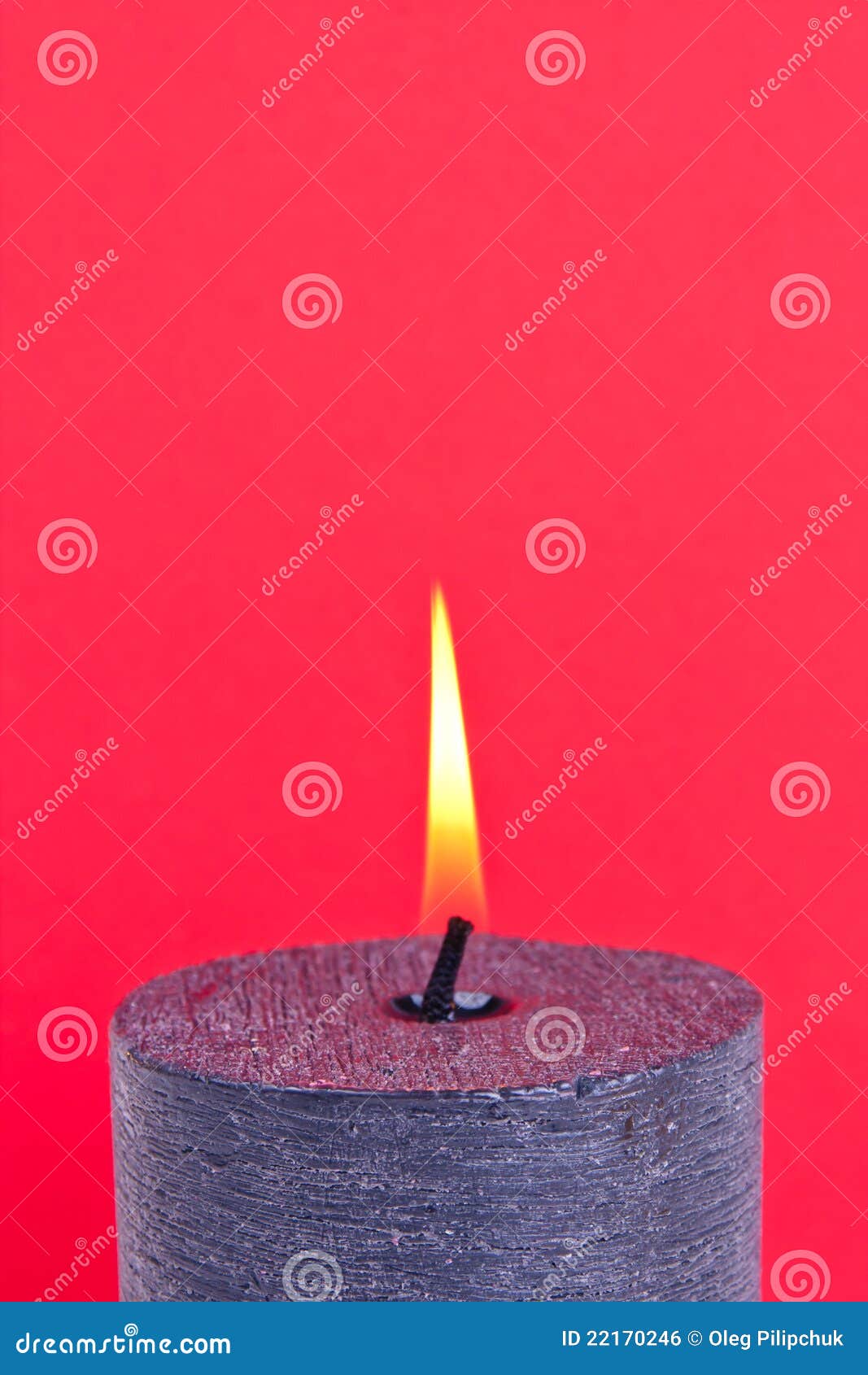 Bougie noire photo stock. Image du noël, paix, chandelles 22170246