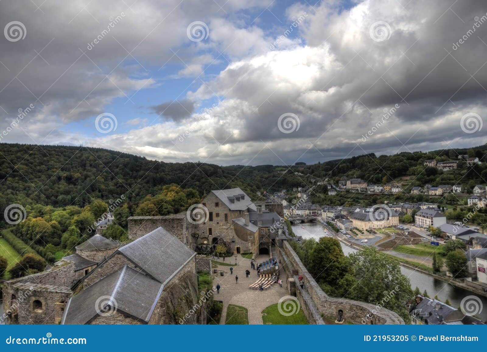 Bouillon Medieval Castle in Belgium Stock Image Image of travel