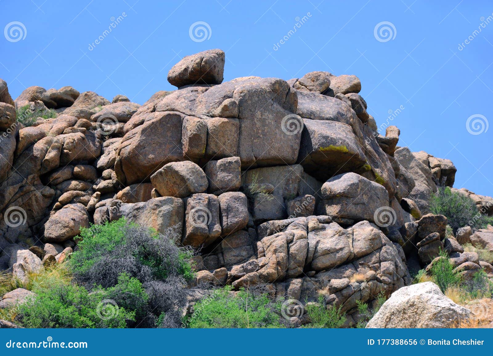 Boulder and Rock Stack in New Mexico Stock Photo Image of landscape