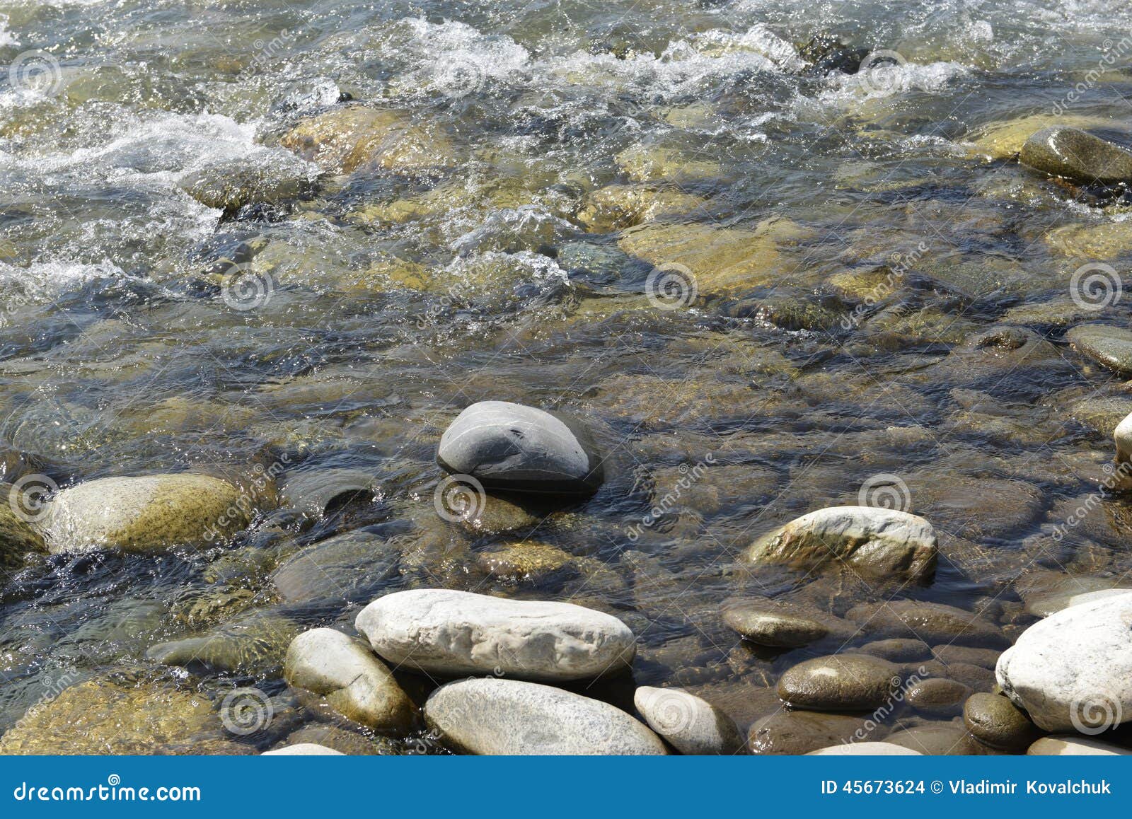 Boulders in the river stock photo. Image of waterfall - 45673624