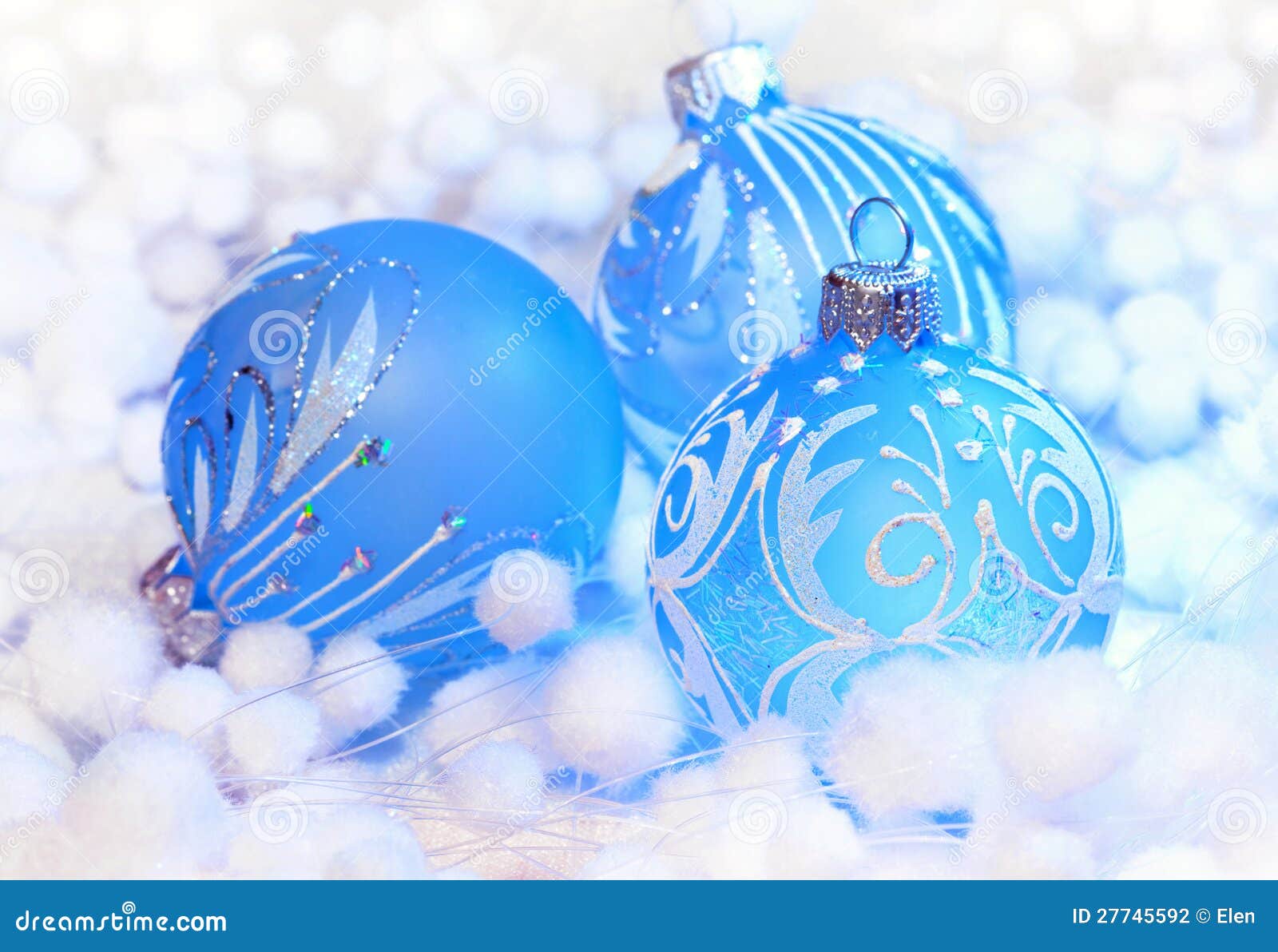 deco noel bleu