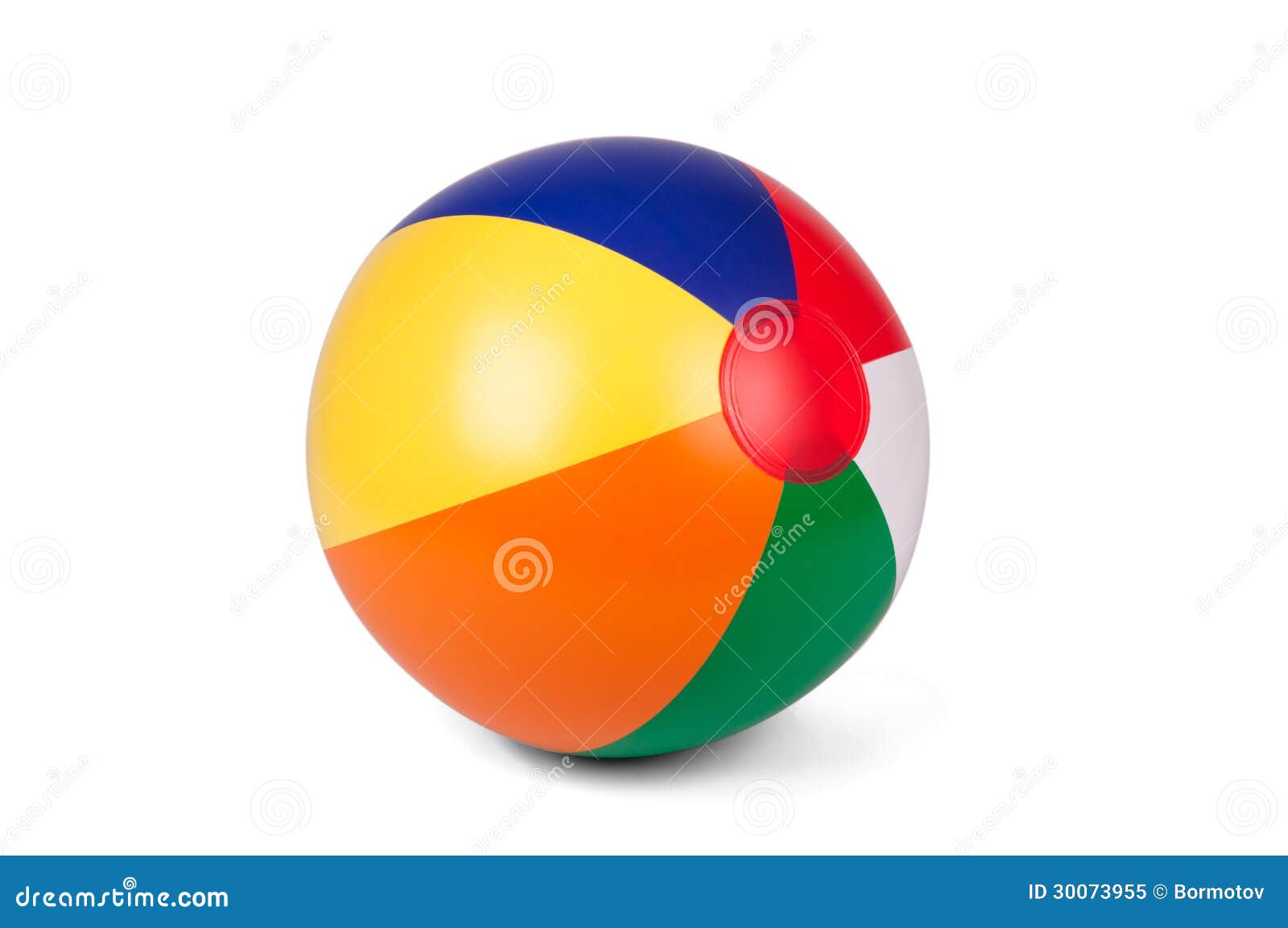 Ballon De Plage Gonflable Coloré Image stock - Image du jouet, rond:  30073955