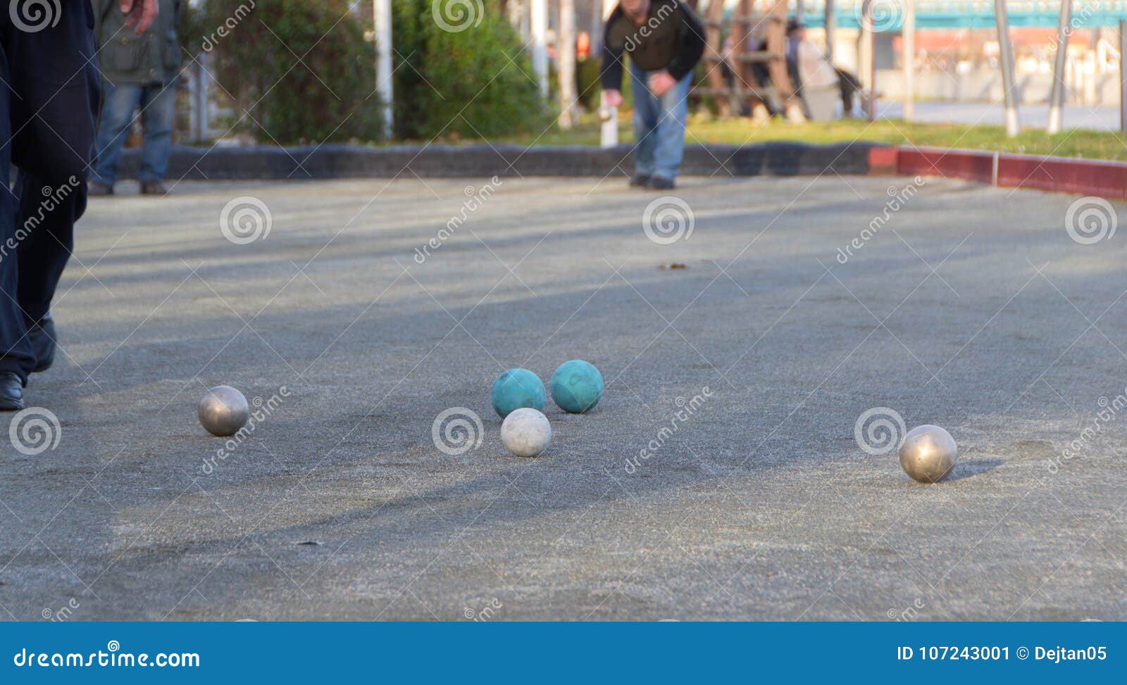 Boules Game Petanque Game Stock Image Image Of Objects 107243001