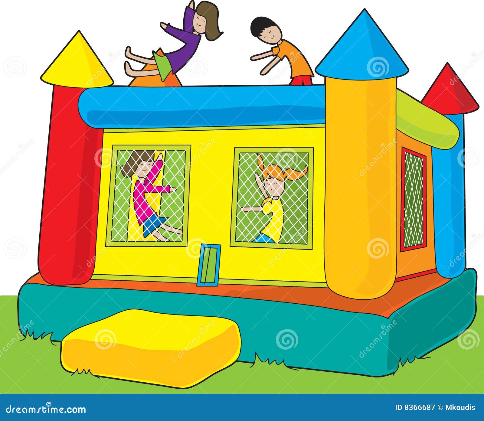 jumping castle clipart - photo #34