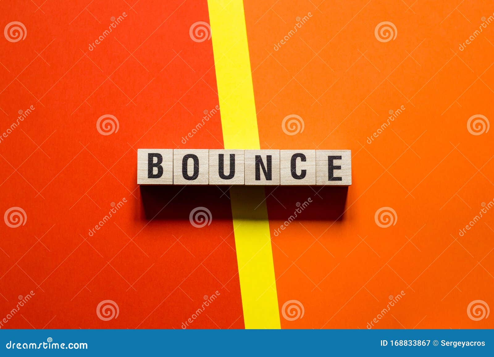 Bounce Word Concept on Cubes Stock Image Image of money, grow 168833867