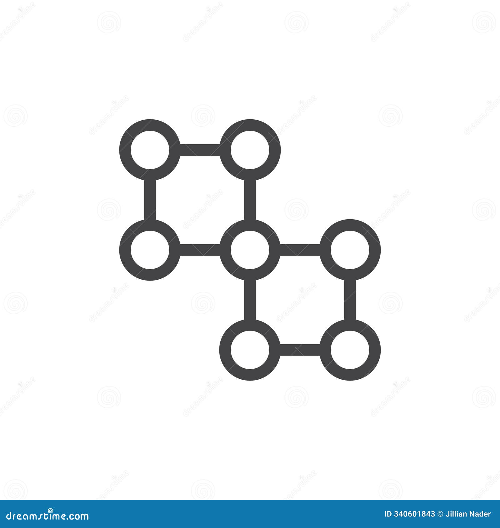bounding box icon thin outline art 