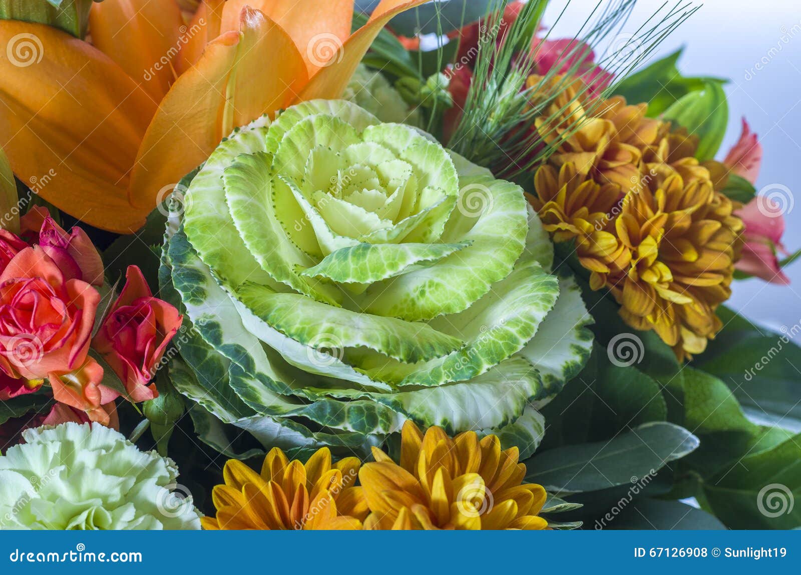 bouquet of brassica