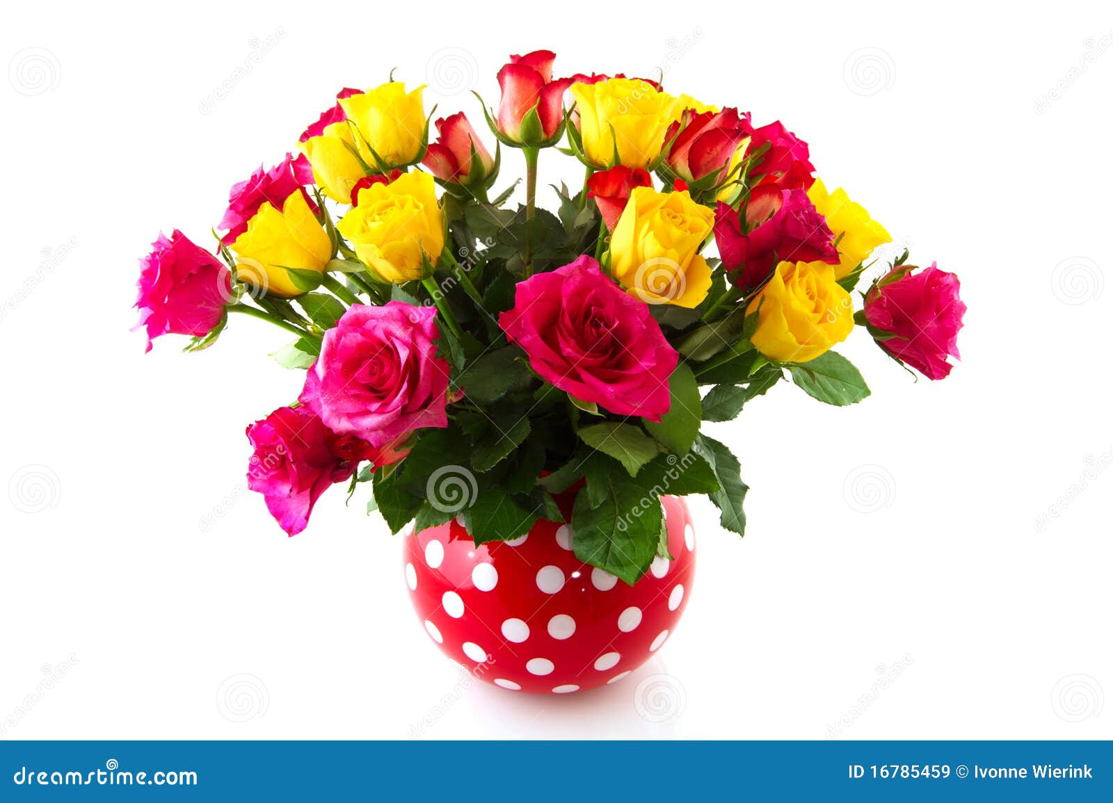 Bouquet colorful roses stock image. Image of spotted 16785459