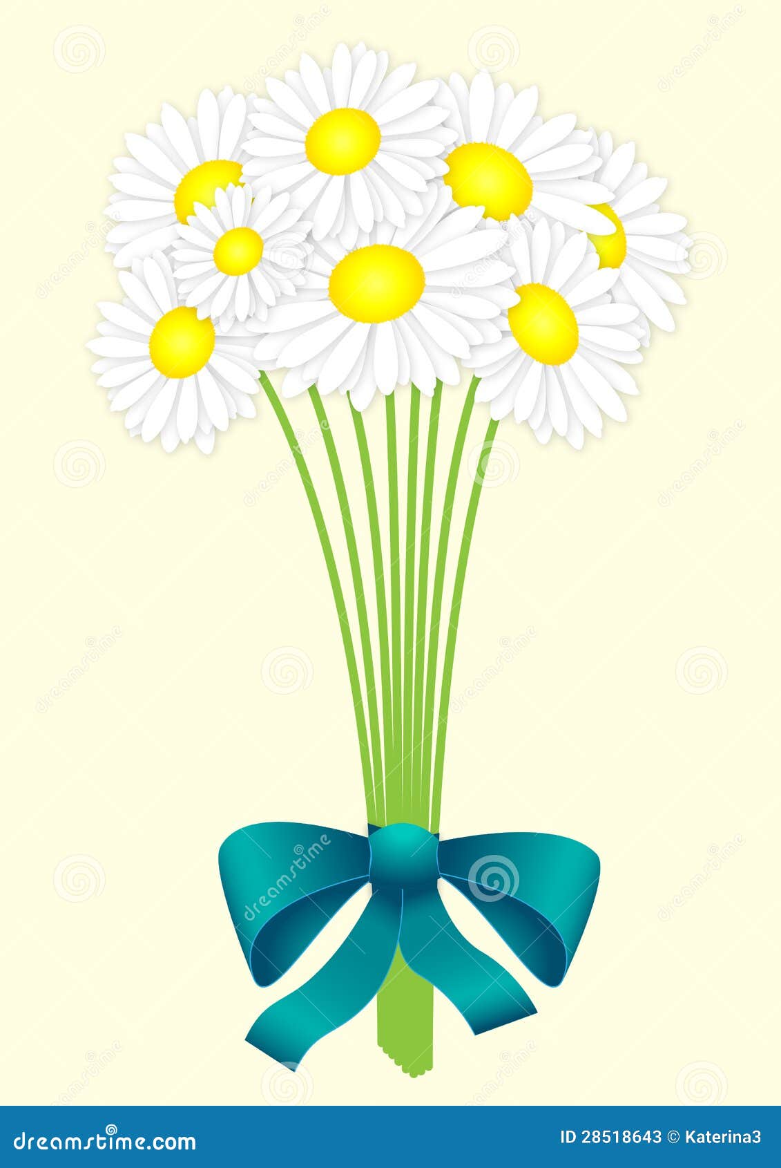 Bouquet of Daisies stock vector. Illustration of white 28518643