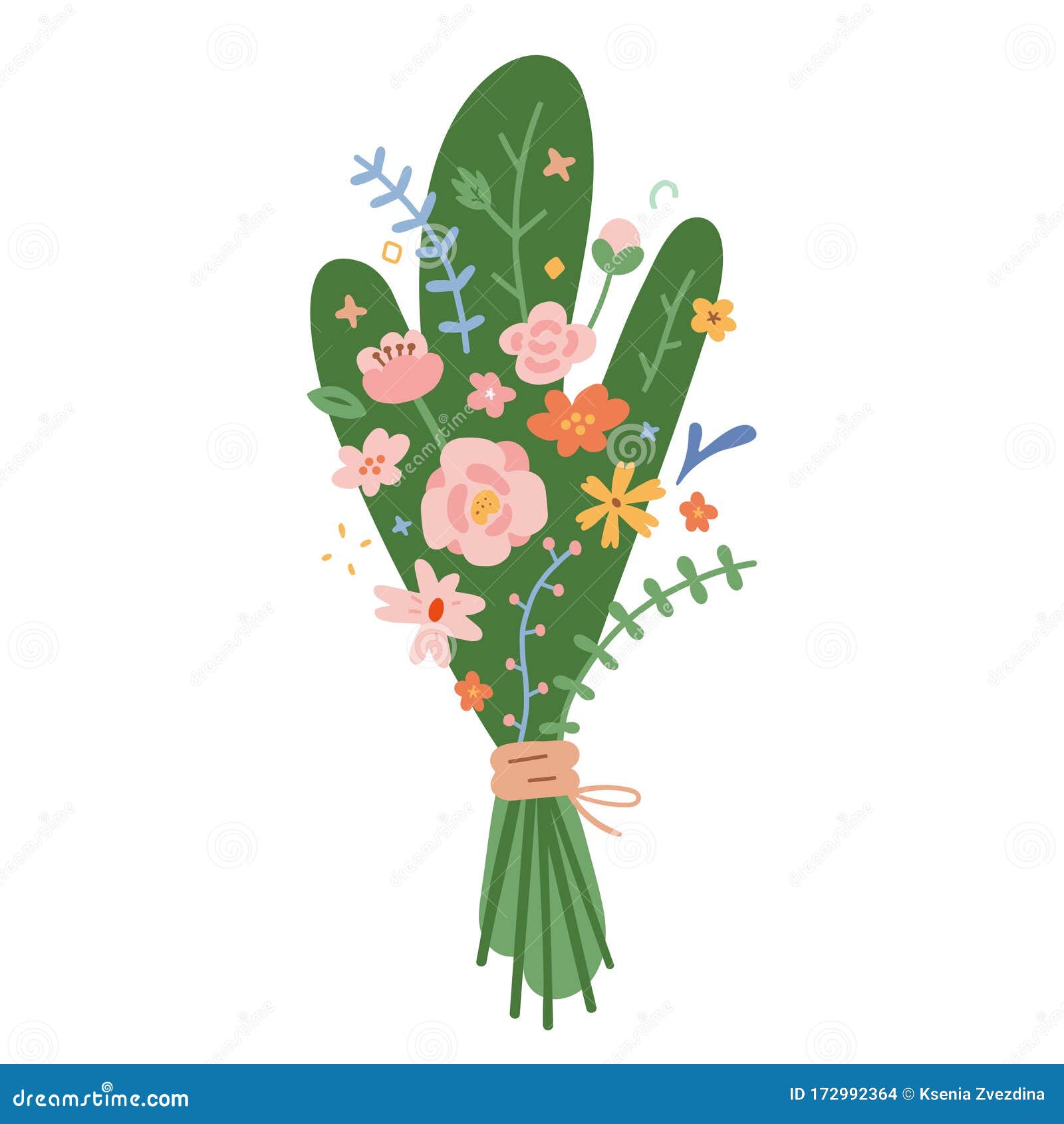 Dessin Bouquet De Fleurs Des Champs Bouquet De Fleurs Sauvages De Printemps Grand Groupe Différentes Fleurs De Printemps Avec Des Fleurs Des Champs De Succursales Col Illustration de Vecteur - Illustration du camomille, pastel: 172992364