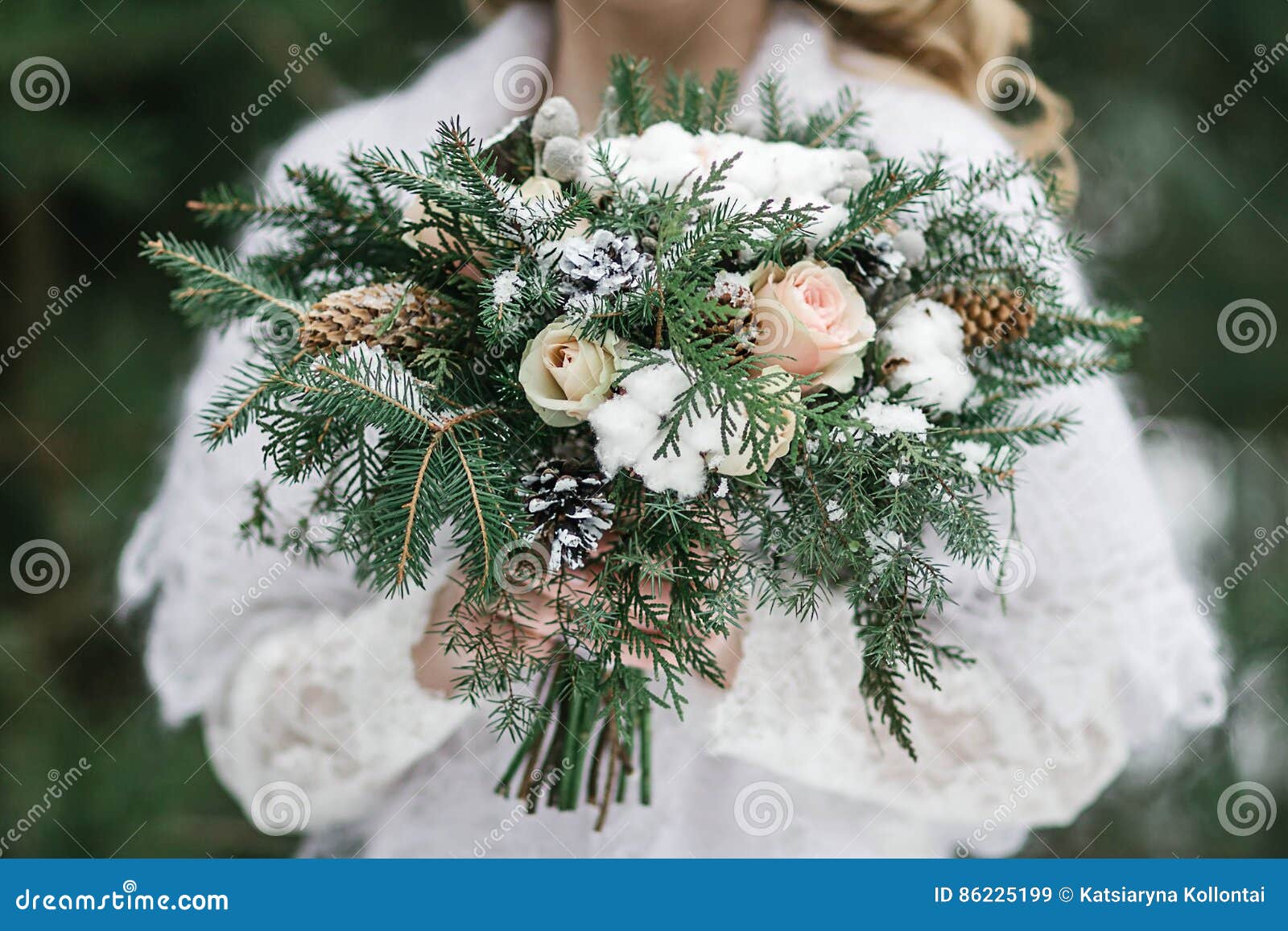 Bouquet de mariage d'hiver image stock. Image du enclenchement - 86225199
