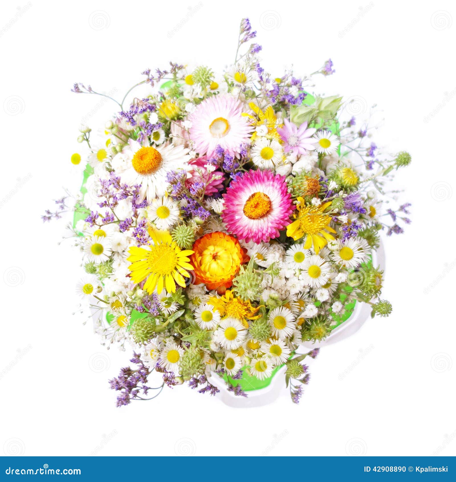 Artiste En Herbes Bouquet De Fleurs Sauvages