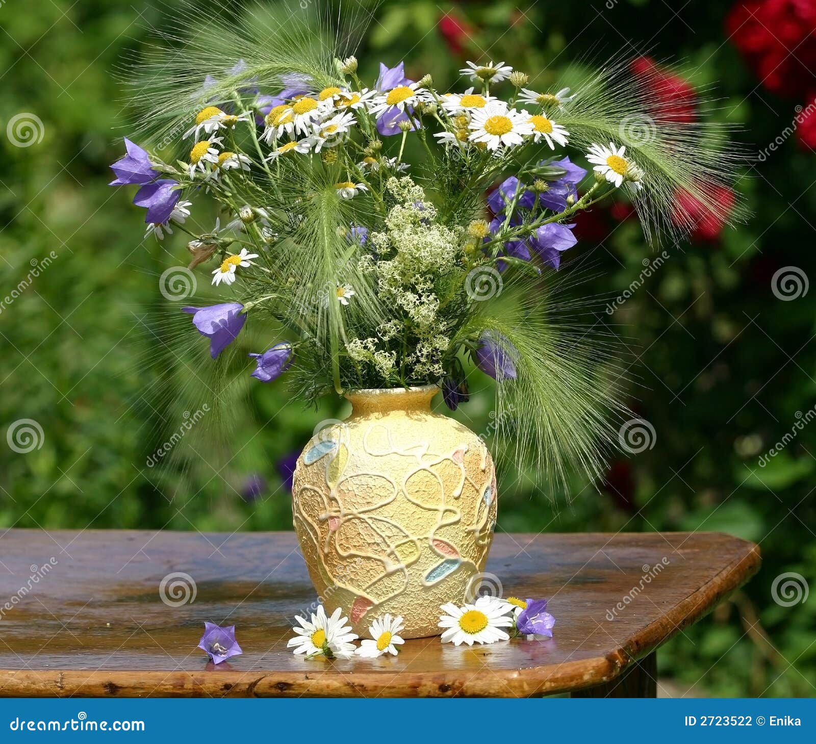 Bouquet of field flowers. stock photo. Image of dating 2723522