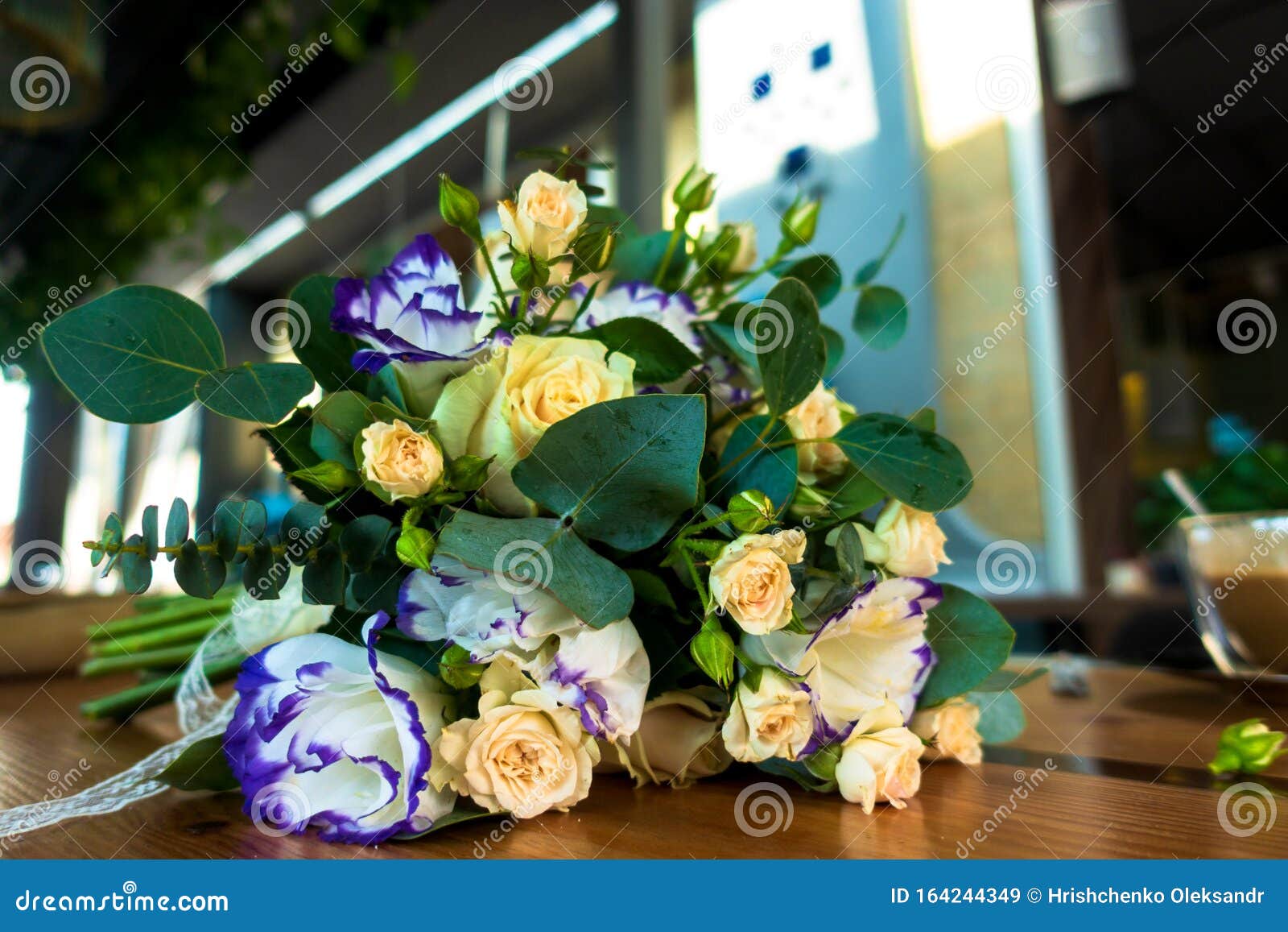 A Bouquet of Flowers on the Table Stock Image Image of decoration