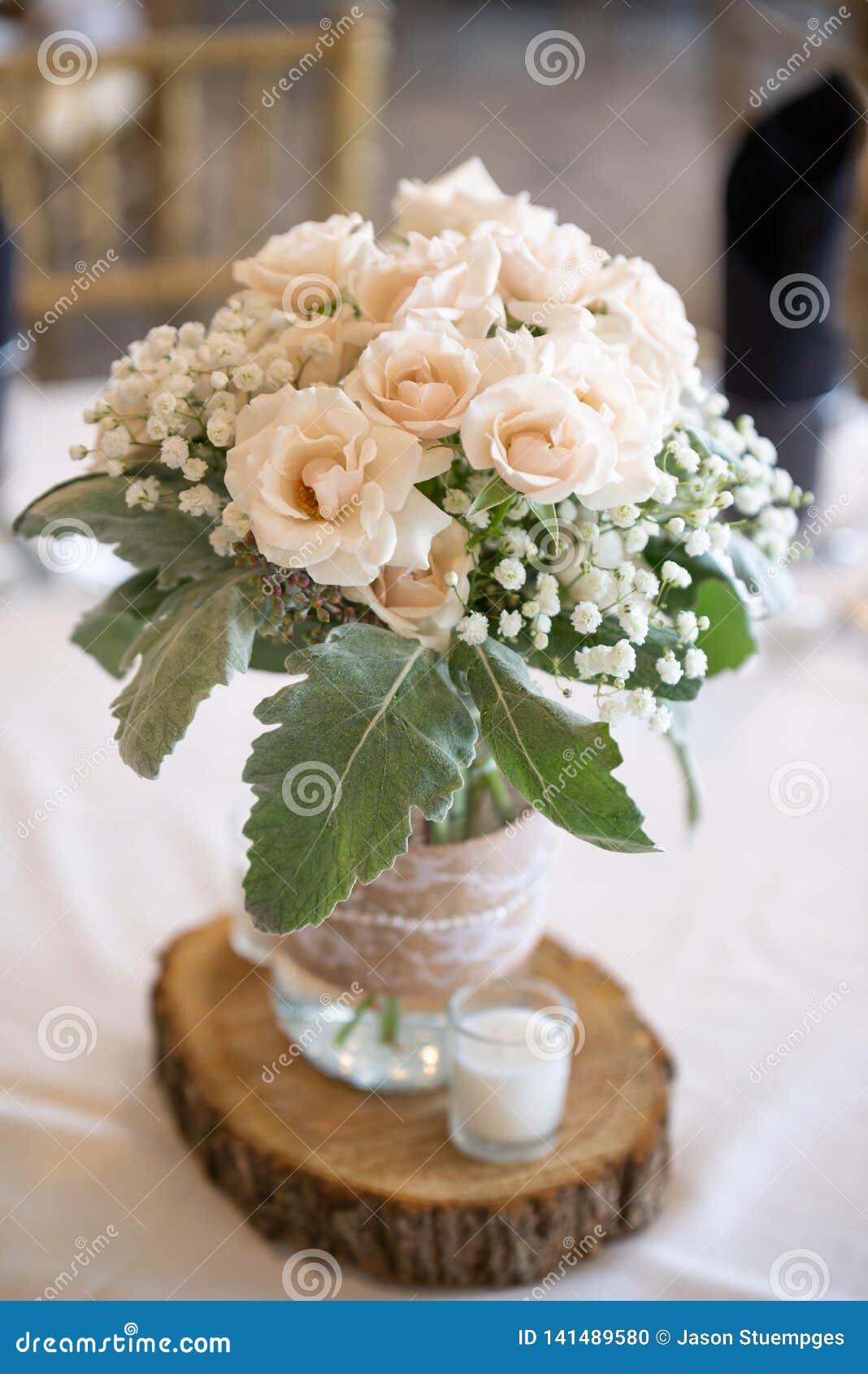 A Bouquet of Flowers on a Table Stock Photo Image of table, blue