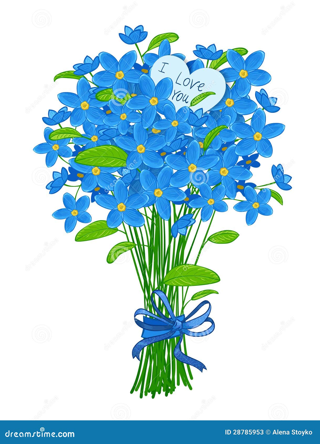 Bouquet of stock vector. Illustration of botany 28785953