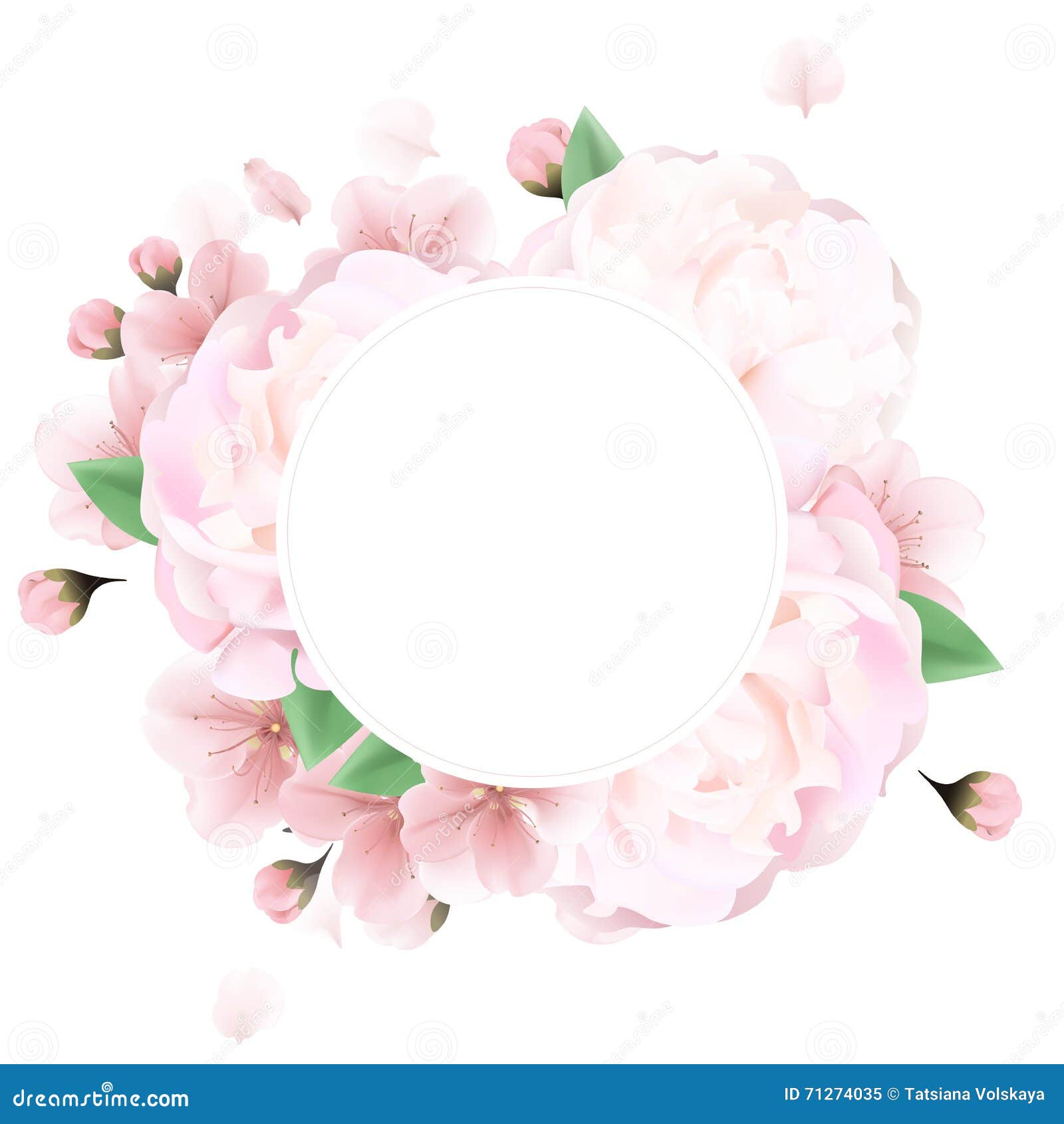 bouquet of peonies summer template with your text