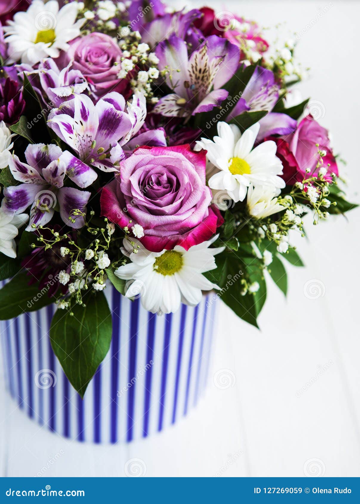 Bouquet of pink flowers stock image. Image of bunch 127269059