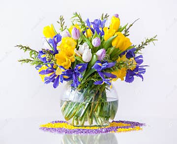 Bouquet of Spring Flowers stock photo. Image of floristics - 39567334
