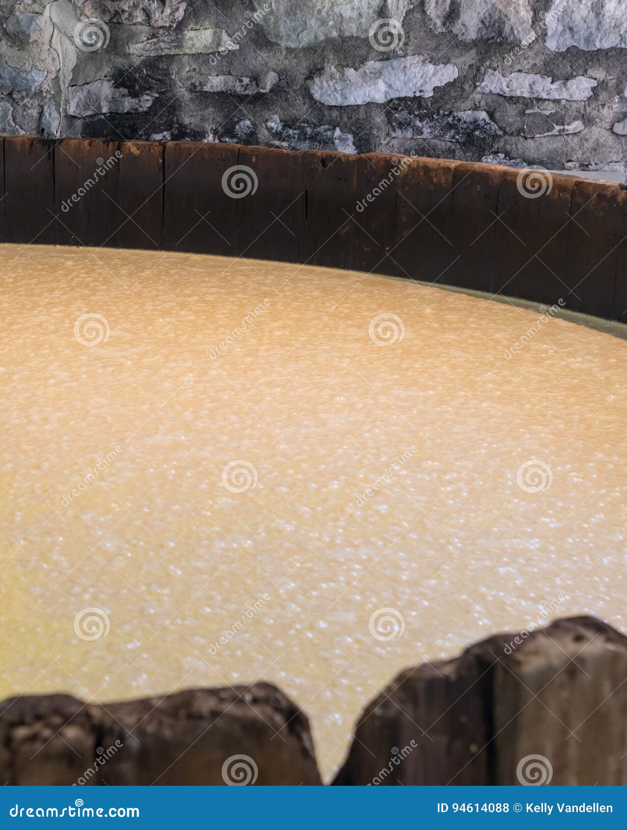 Bourbon Mash Fermenting in Distillery Stock Photo Image of detail