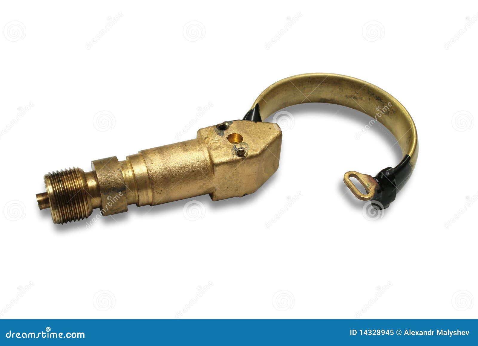 Bourdon tube. stock image. Image of industry, compression 14328945