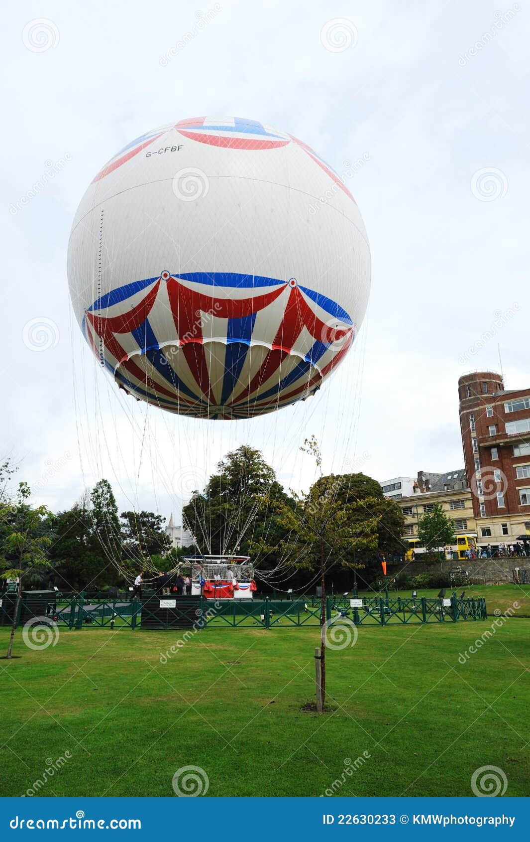 Bournemouth Balloon stock image. Image of colourful, holiday 22630233