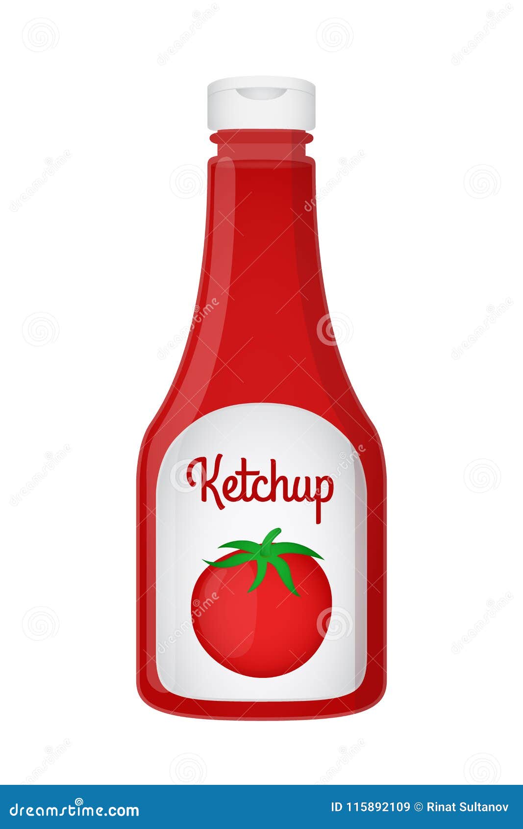 Bouteille en plastique de ketchup transparent gros 2020