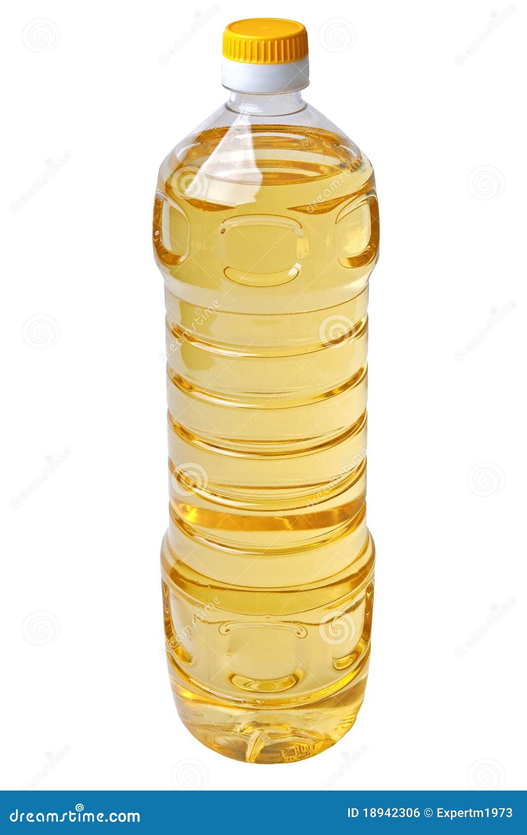 Bouteille De Litre D'huile Végétale Image libre de droits - Image: 18942306