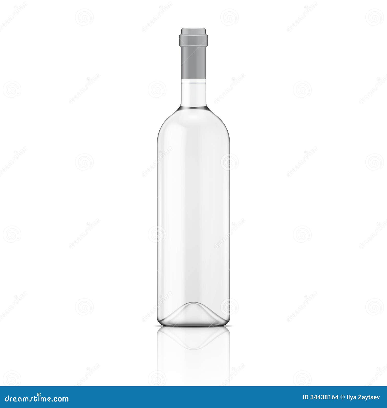 Bouteille a vin transparente 75cl vide - Tecniba