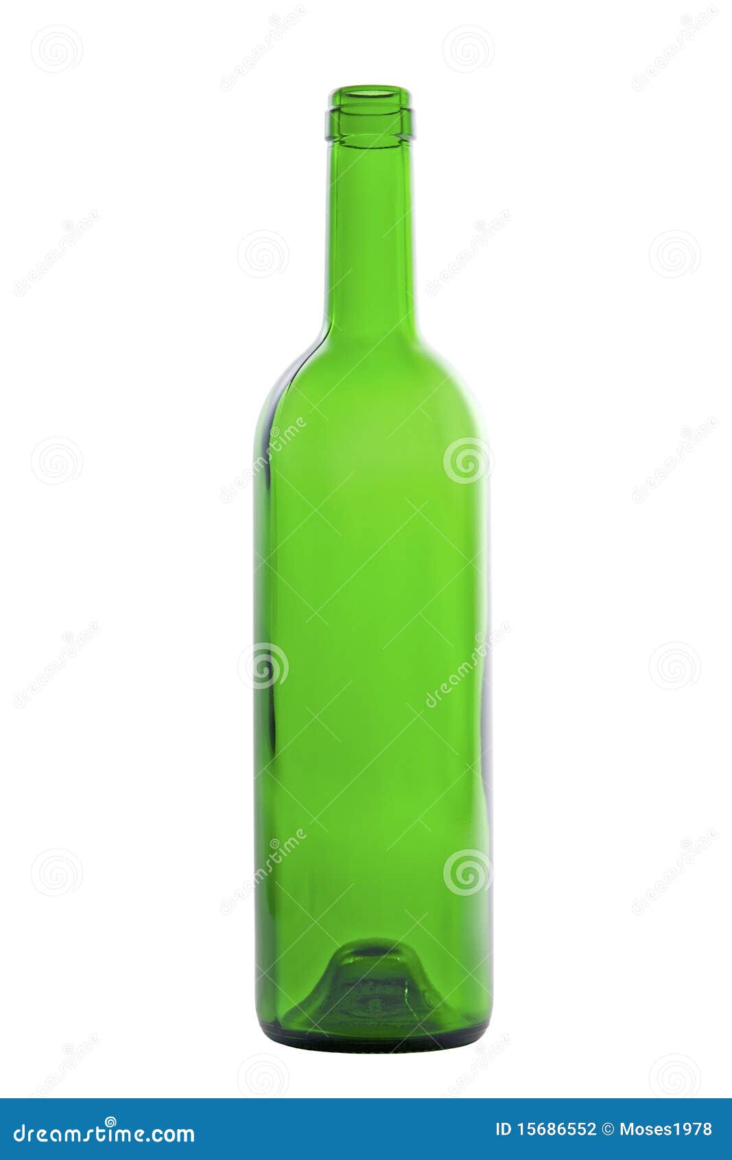 Bouteille de vin vide photo stock. Image du blanc, bouteille