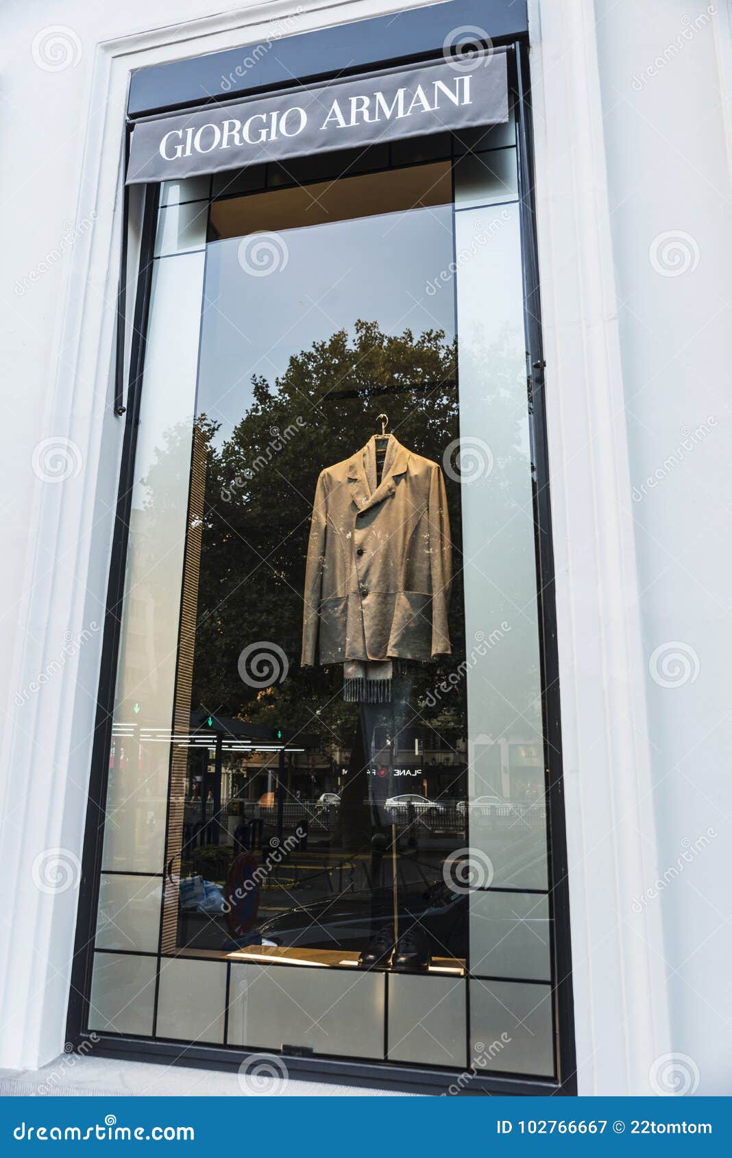 Boutique De Giorgio Armani à Bruxelles, Belgique Photographie éditorial - Image du boutique, armani: 102766667