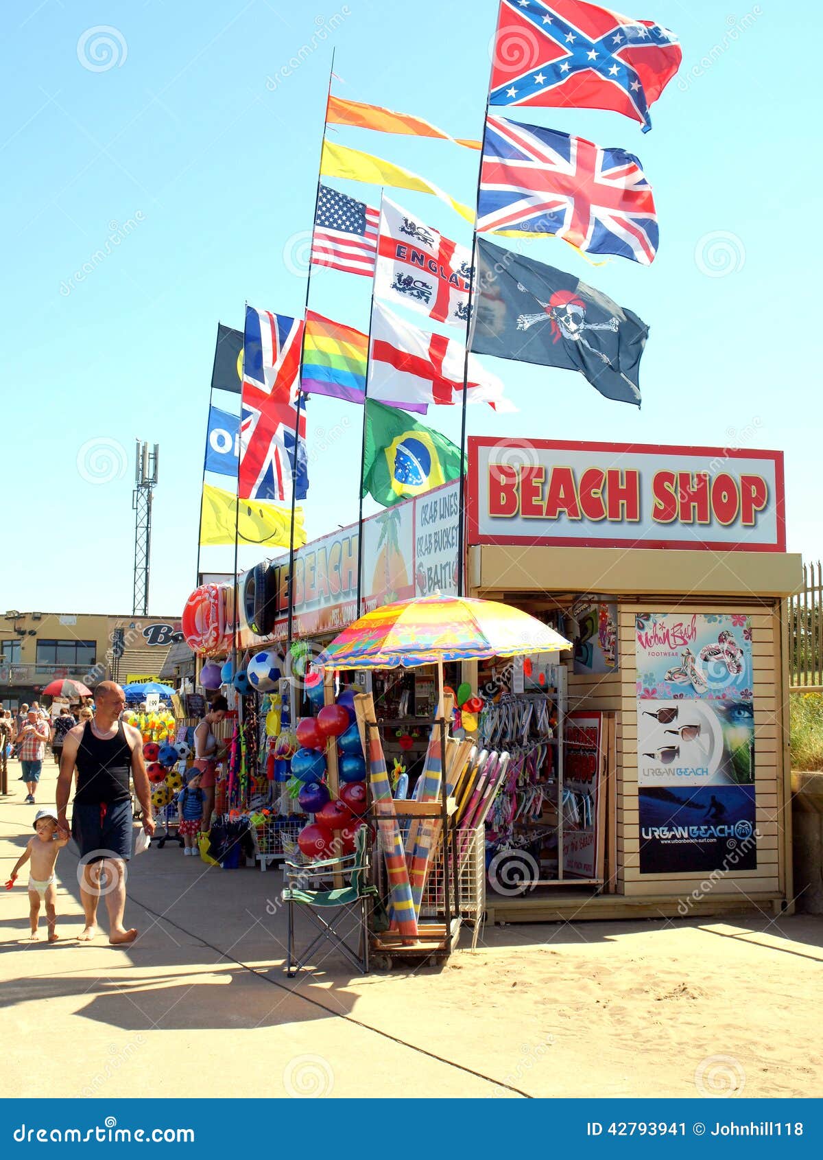 Boutique De Plage, Ingoldmells, Skegness Photo éditorial Image du