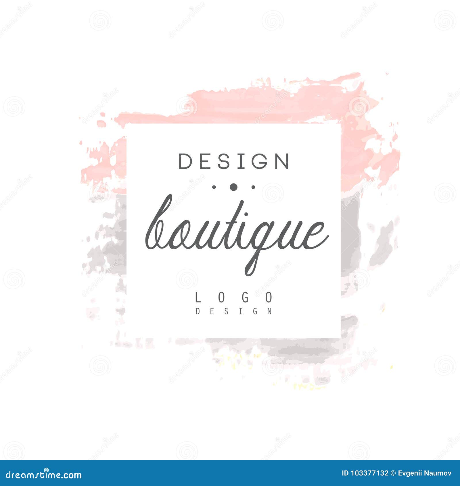 boutique  logo, badge for fashion clothes shop, beauty salon