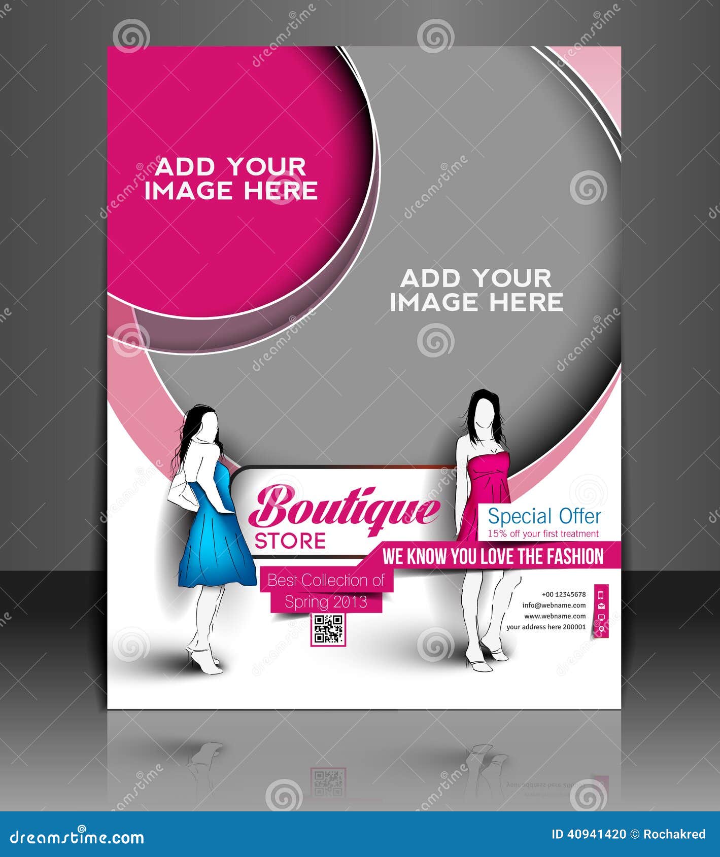 Boutique Store Flyer stock vector Illustration of banner Boutique Store Flyer stock vector Illustration of banner