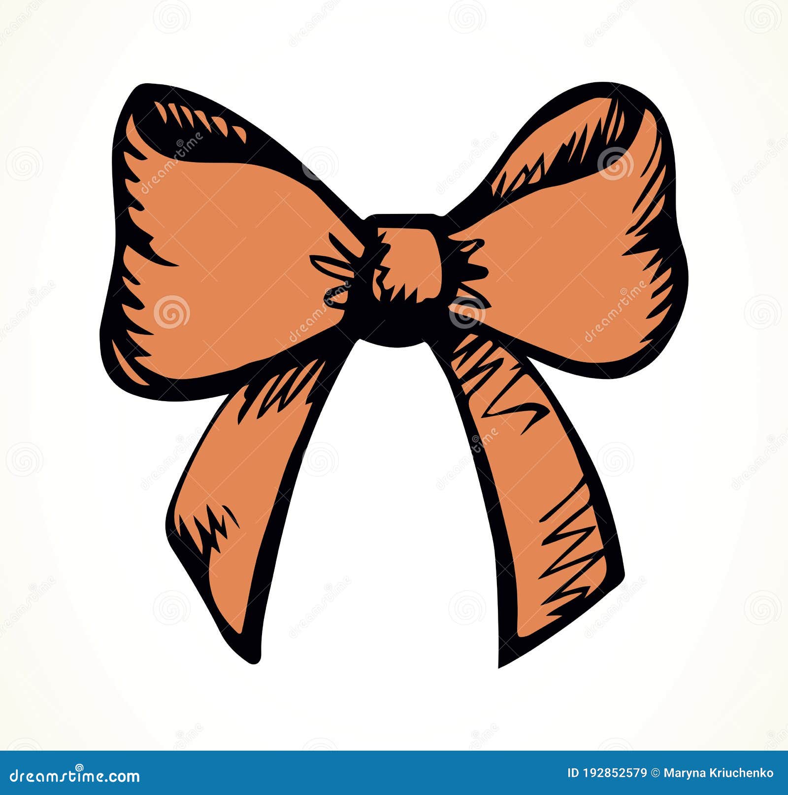 Simple and cute ribbon, vector material - Stock Illustration