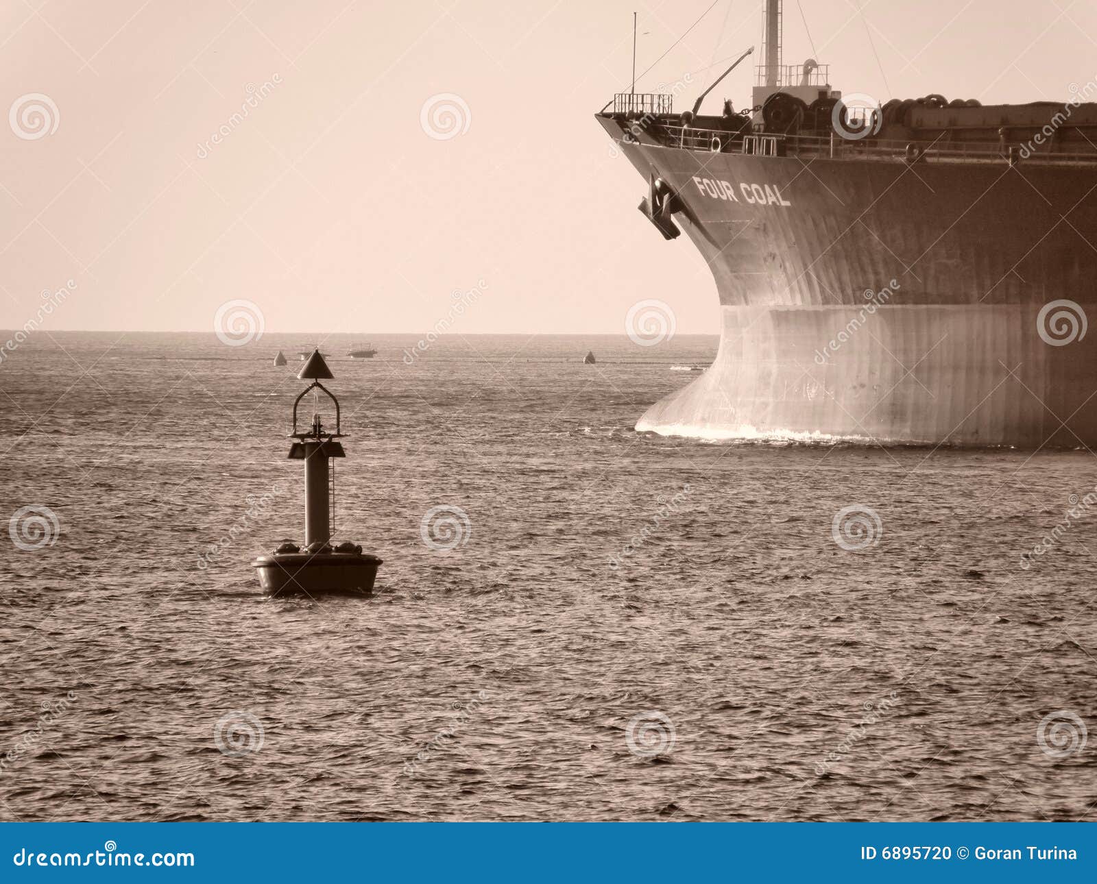 Bow of oil tanker stock photo. Image of transportation 6895720