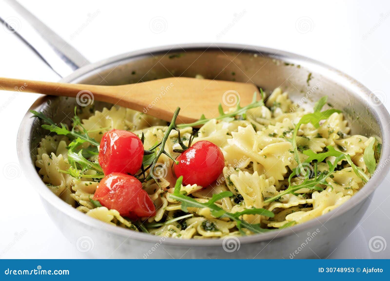 Bow tie pasta salad stock image. Image of farfalle, cuisine 30748953