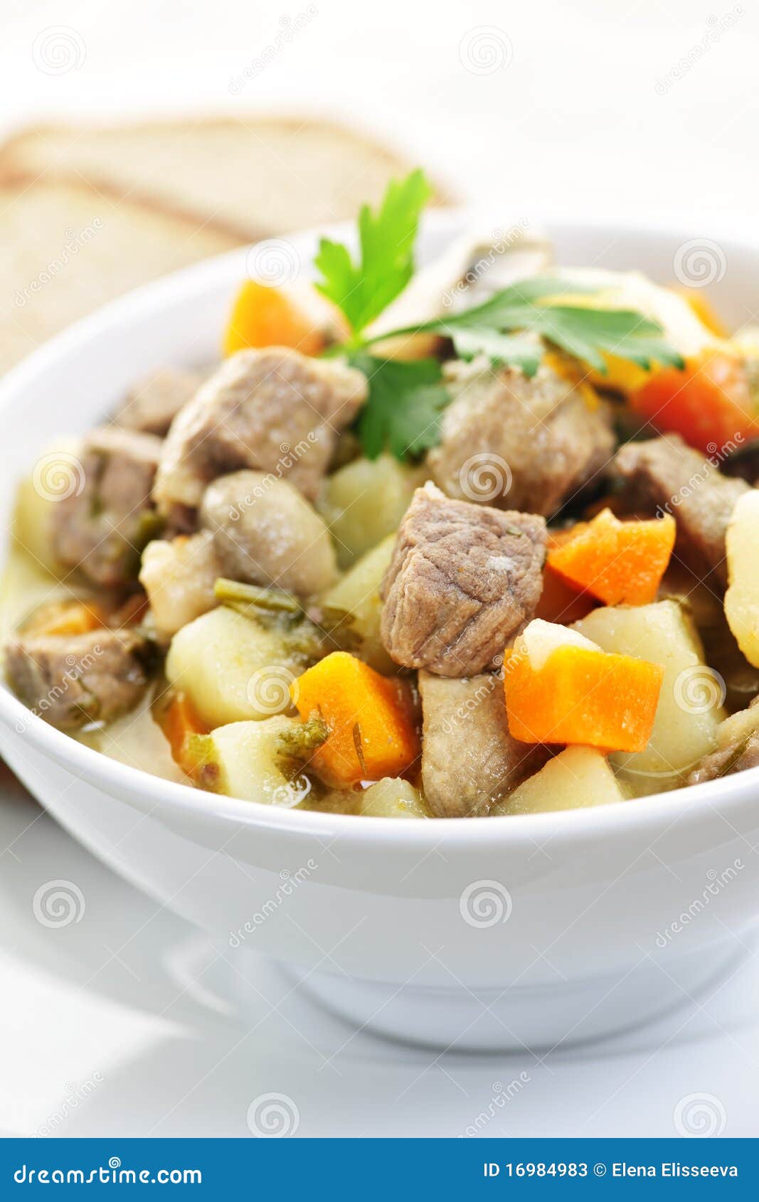 Bowl of beef stew stock image. Image of cooking, nourishment 16984983