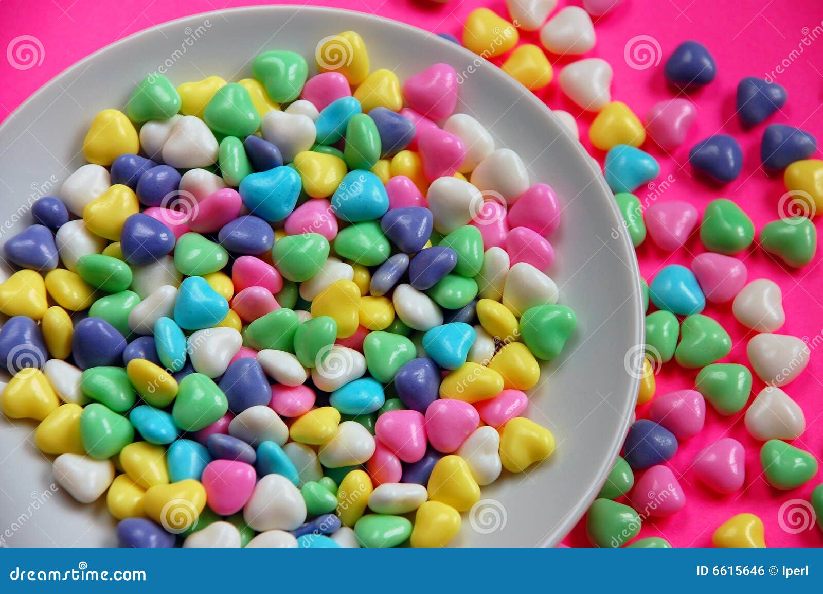 Bowl of candy hearts stock photo. Image of candies, sweet 6615646