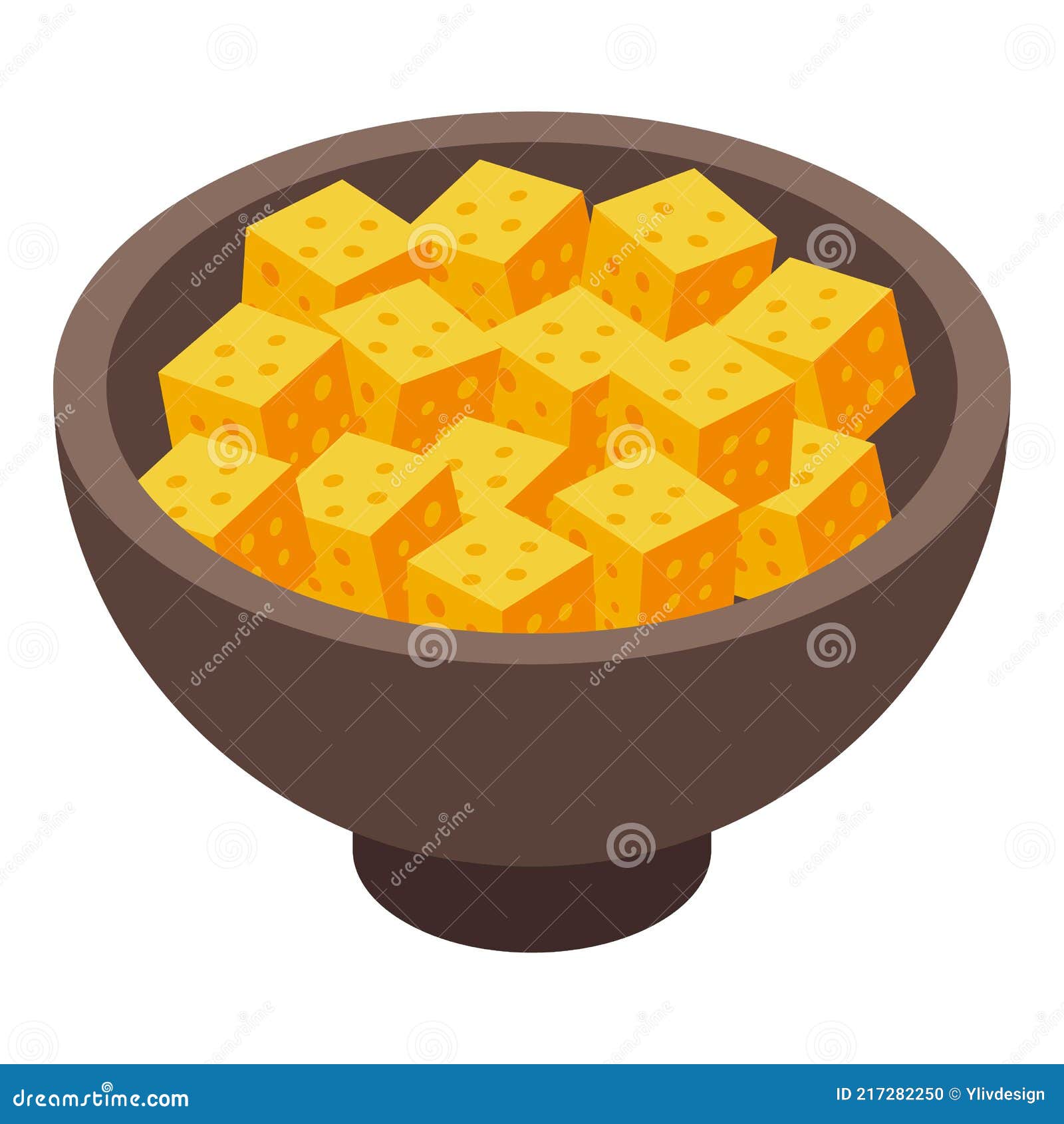 bowl of macaroni and cheese clipart