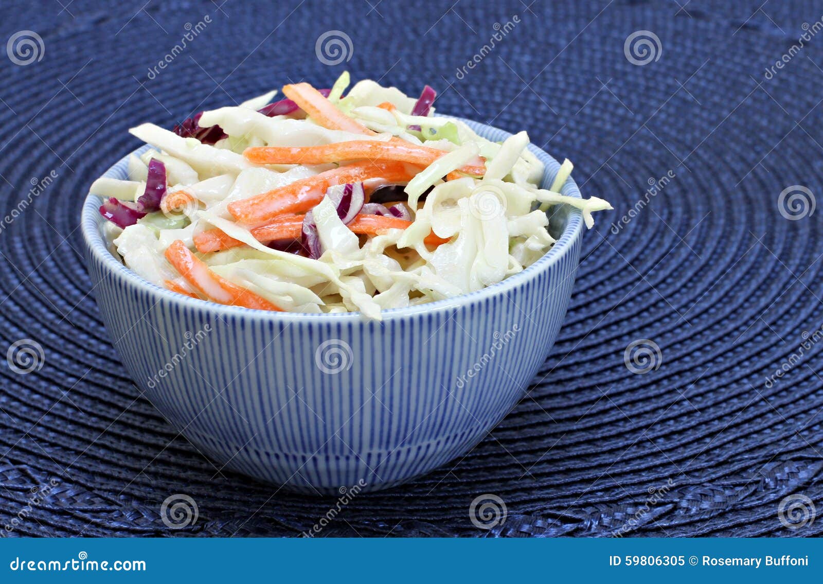 a bowl of cole slaw