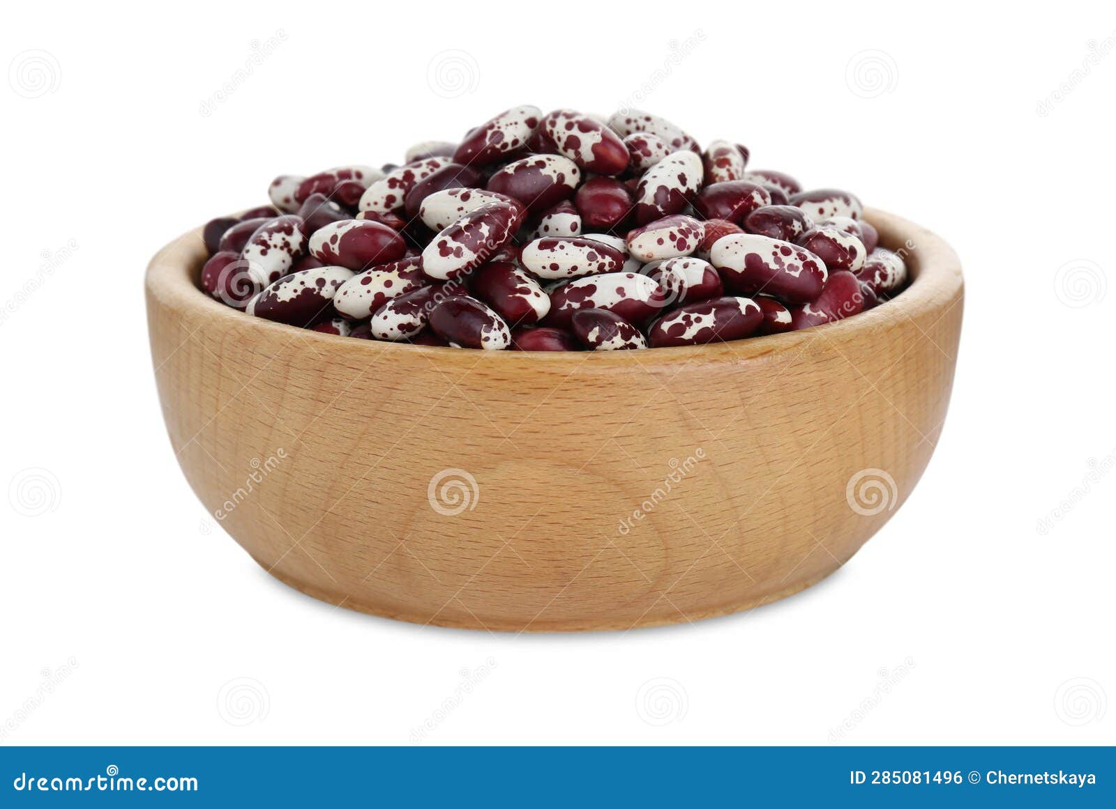Bowl with Dry Kidney Beans Isolated on White Stock Photo Image of