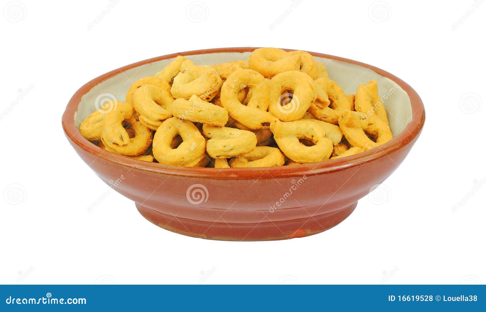 Bowl Fennel Flavored Snack Rings Stock Photo Image of dish, fennel