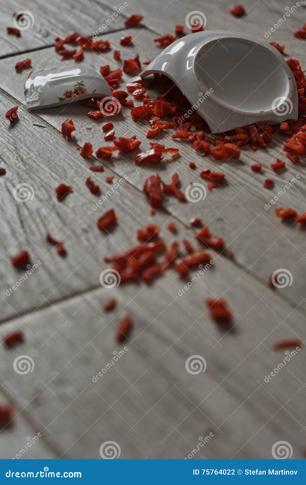 Bowl on the floor stock photo. Image of dishware, ceramic 75764022