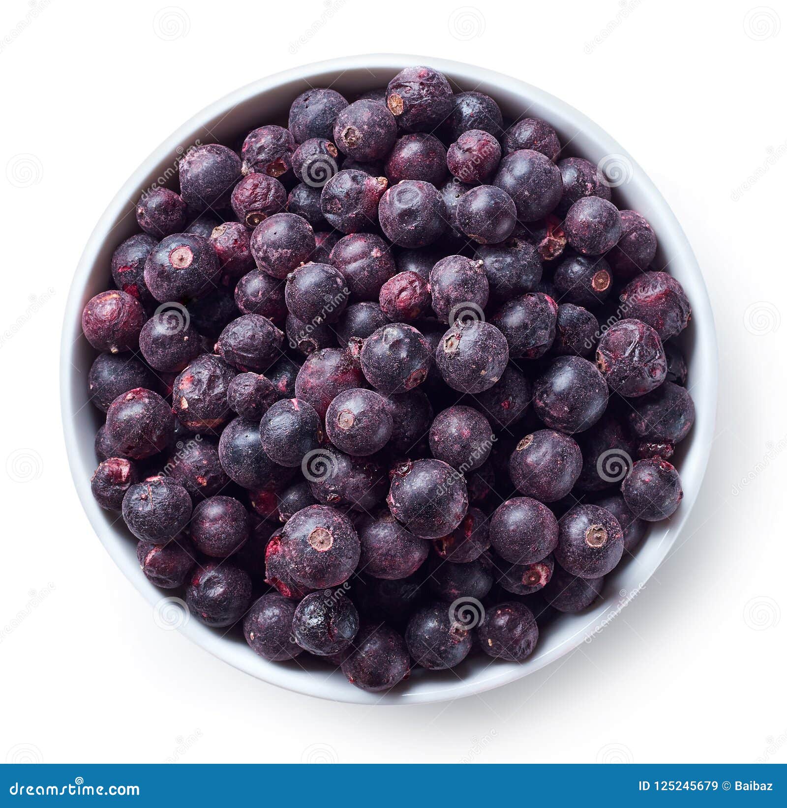 bowl of freeze dried blackcurrants