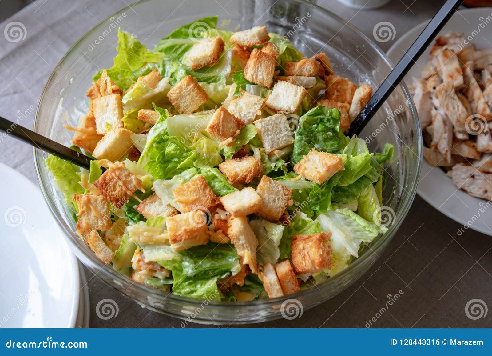 bowl of cesar salad