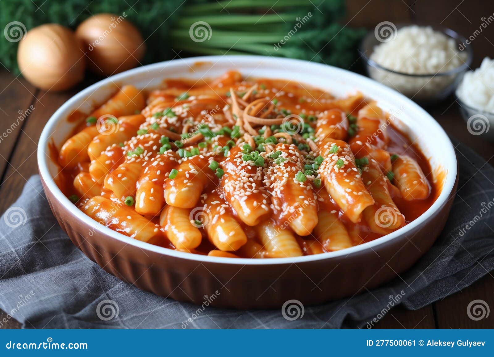 Sotteok Sotteok A Popular South Korean Street Food. Fried Garaetteok