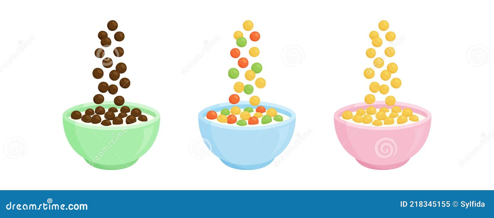 Bowl Leche Cereal Vector Desayuno. Avena De Dibujos Animados. Diferentes Sabores Dulces. Coloridos Copos De Maíz. Alimentos Saluda Ilustración del Vector - Ilustración de lindo, chocolate: 218345155 Bowl Leche Cereal Vector Desayuno. Avena De Dibujos Animados. Diferentes Sabores Dulces. Coloridos Copos De Maíz. Alimentos Saluda Ilustración del Vector - Ilustración de lindo, chocolate: 218345155